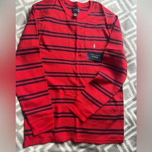 Brand new w/tags size large Polo by Ralph Lauren long sleeve waffle-knit shirt.